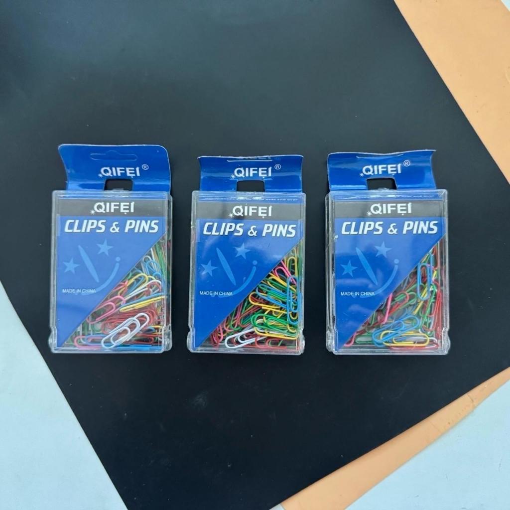 (ยกโหล 12 ชิ้น) No.67  คลิปหนีบกระดาษ คลิปหนีบกระดาษโลหะ ลวด    เสียบกระดาษ กล่องพลาสติกล่องพลาสติก