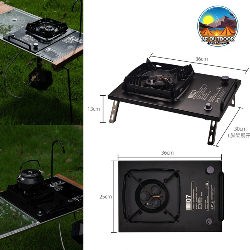 💥พร้อมส่ง💥เตาแก๊ส S.W.S STOVE IGT 7500 Wแค้มปิ้ง เตาประกอบอาหาร Gas Stove