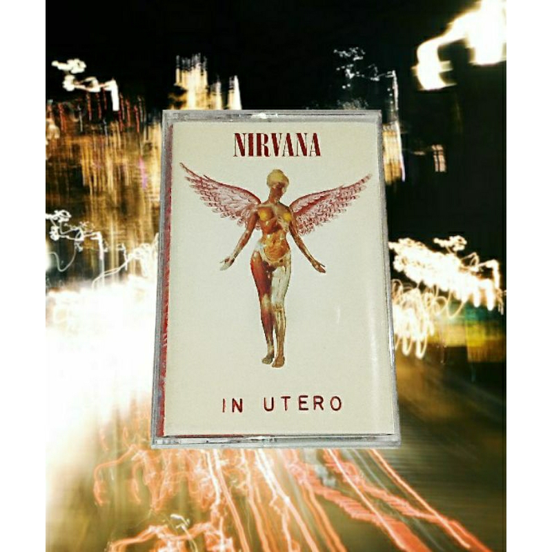 เทป​เพลง​ Cassette​ Tape​ เทป​คา​สเซ็ท​ Nirvana​ : In Utero​ (1993)