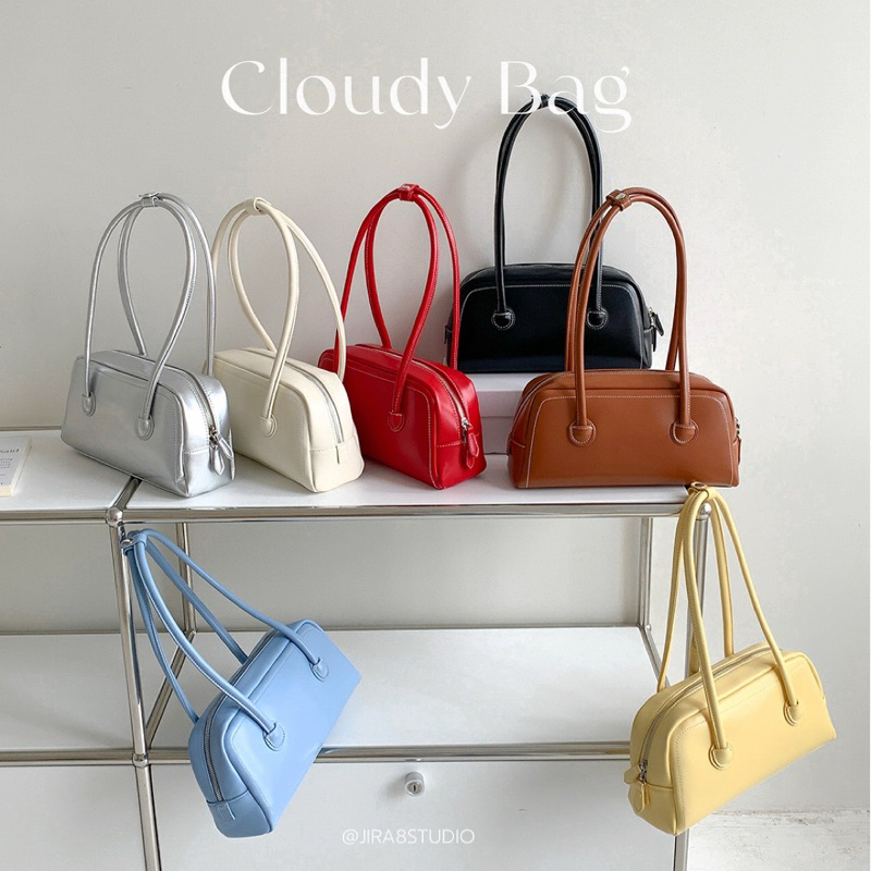 Jira8Studio | กระเป๋าสะพายไหล่ รุ่น Cloudy Bag ทรงมินิมอล งานดี น้ำหนักเบา ใส่ของได้เยอะ