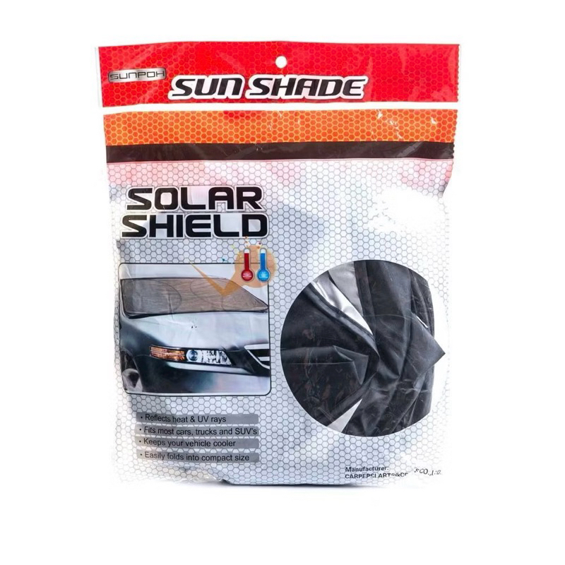 SHENGGE แผ่นกันแสงแดดและรังสี UV ในรถยนต์ (ขนาด 25 x 25 ซม.)