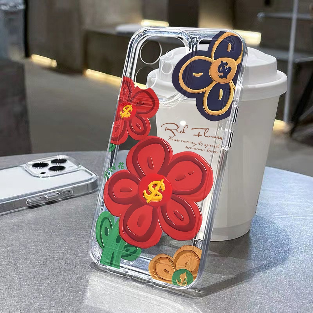 จัดส่งทันที เคสไอโฟน 16 กรณี for iPhone 11 13 12 14 15 Pro Max XS Max X XR 7 8Plus การ์ตูน Clear กันกระแทก Space Case