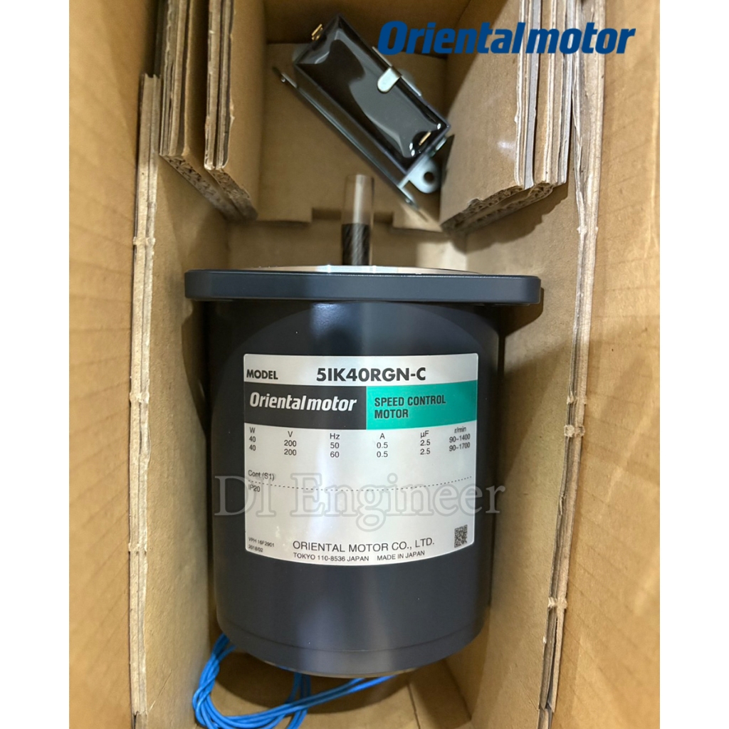 Induction Motor 5IK40RGN-C 40W Single-Phase 220V ยี่ห้อ ORIENTAL MOTOR