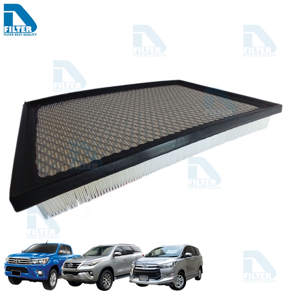 กรองอากาศ Toyota โตโยต้า ไฮลักซ์ รีโว,ฟอร์จูนเนอร์ Fortuner,Hilux Revo,Innova Crysta 2016-2024 (DA706)