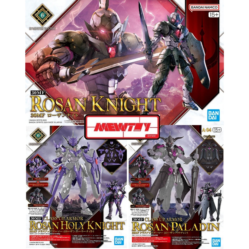 30MF ROSAN KNIGHT + ARMOR (ROSAN HOLLY KNIGHT) & (ROSAN PALADIN) SET