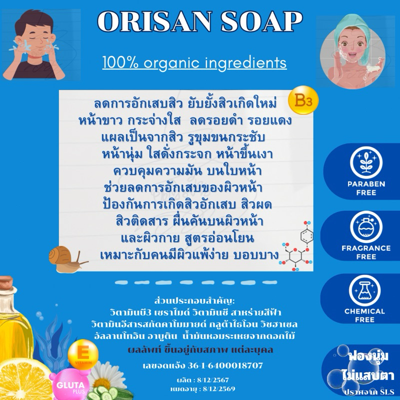 สบู่คอลลาเจน ไฮยา ลดสิว หน้าใส ยืน1