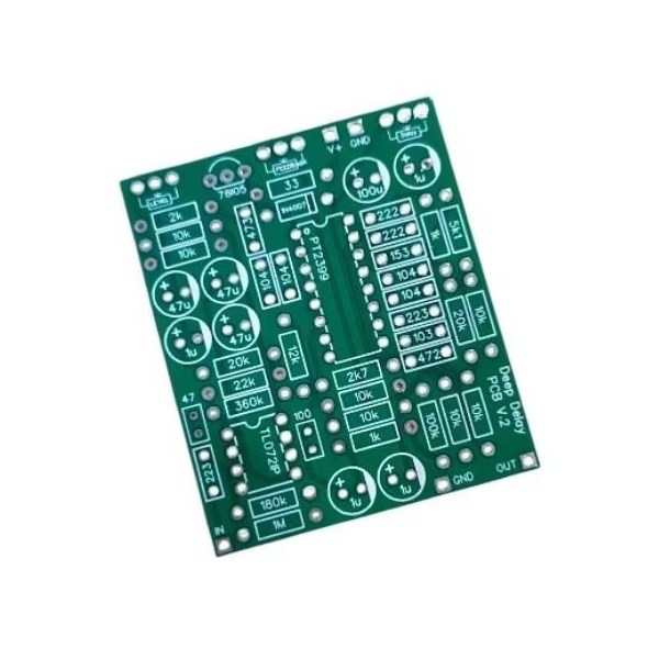 PCB  Delay (DeepBlue clone) สำหรับงาน DIY