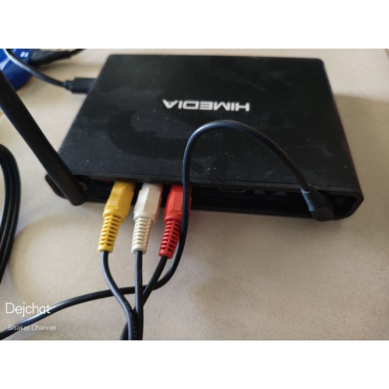 ช่องต่อ HDMI เสีย ต้องเสียบสาย RCA เท่านั้น ภาพจึงจะออก Secondhand item สินค้ามือสอง เครื่องอ่านไฟล์