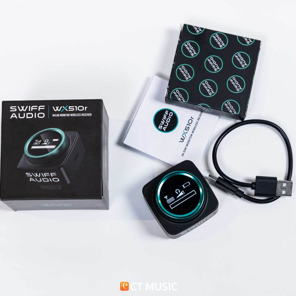 Swiff Audio WX510R Receiver ( เฉพาะตัว Receiver ) ตัวรับ อินเอียร์ มอนิเตอร์ ไวร์เลส SwiffAudio WX510R - รูปที่ 5