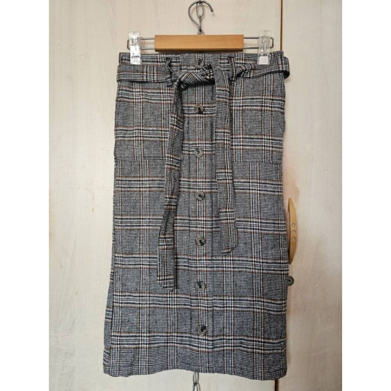 ถ3​ (7)กระโปรงยาวผ้าทอFUN