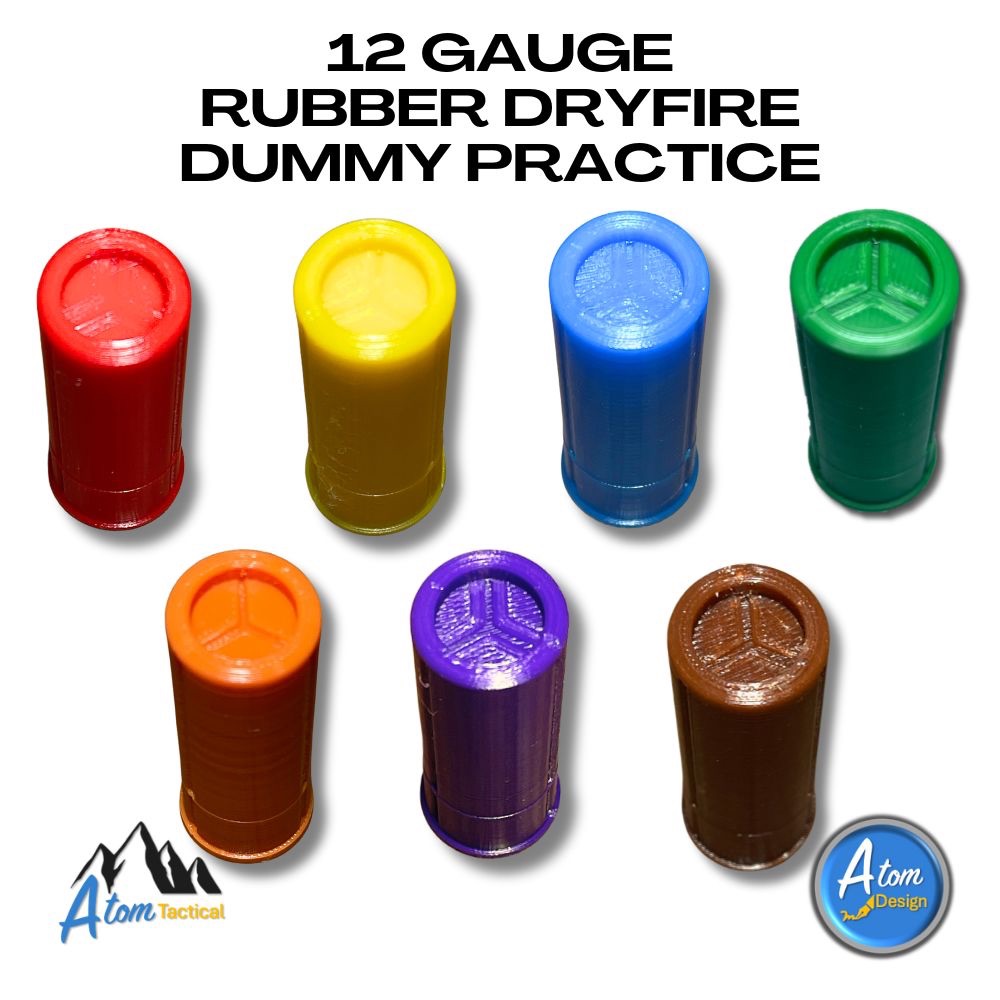 ลูกยางสำหรับซ้อมและโหลดขนาด 12 Gen 2 - 12 GA Dryfire Practice Dummy Gen2 [ลูกซ้อม][Atom Design]