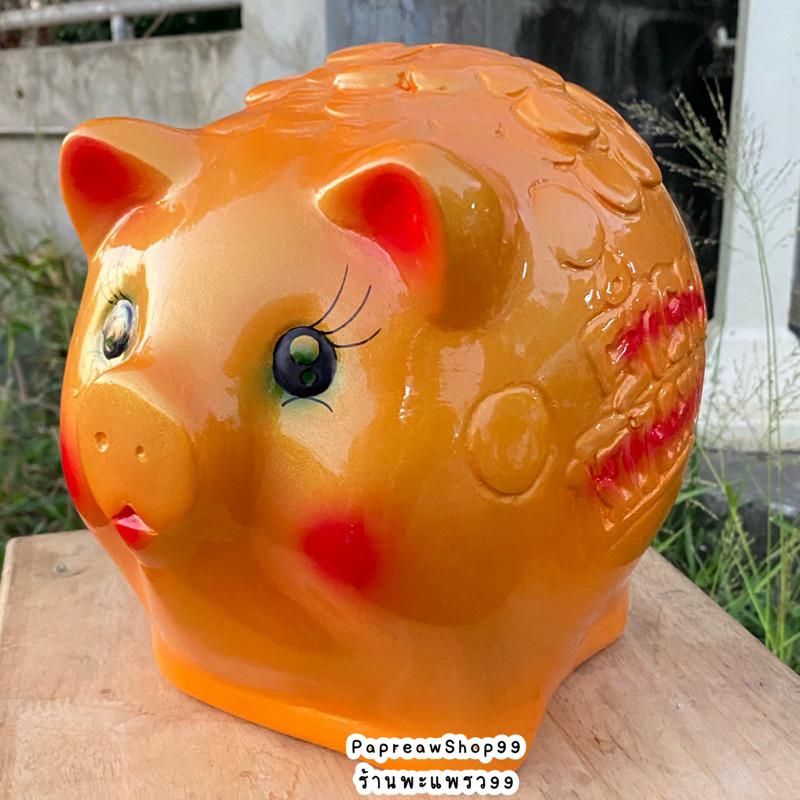 กระปุกออมสินหมู หลายสี จัมโบ้