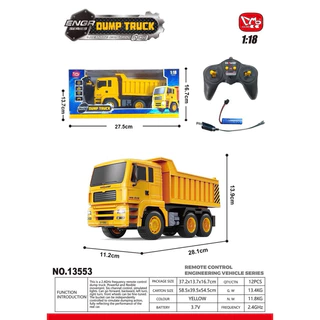 รถดั้มบังคับ HUINA No.1556 1:18 9CH 2.4GHz