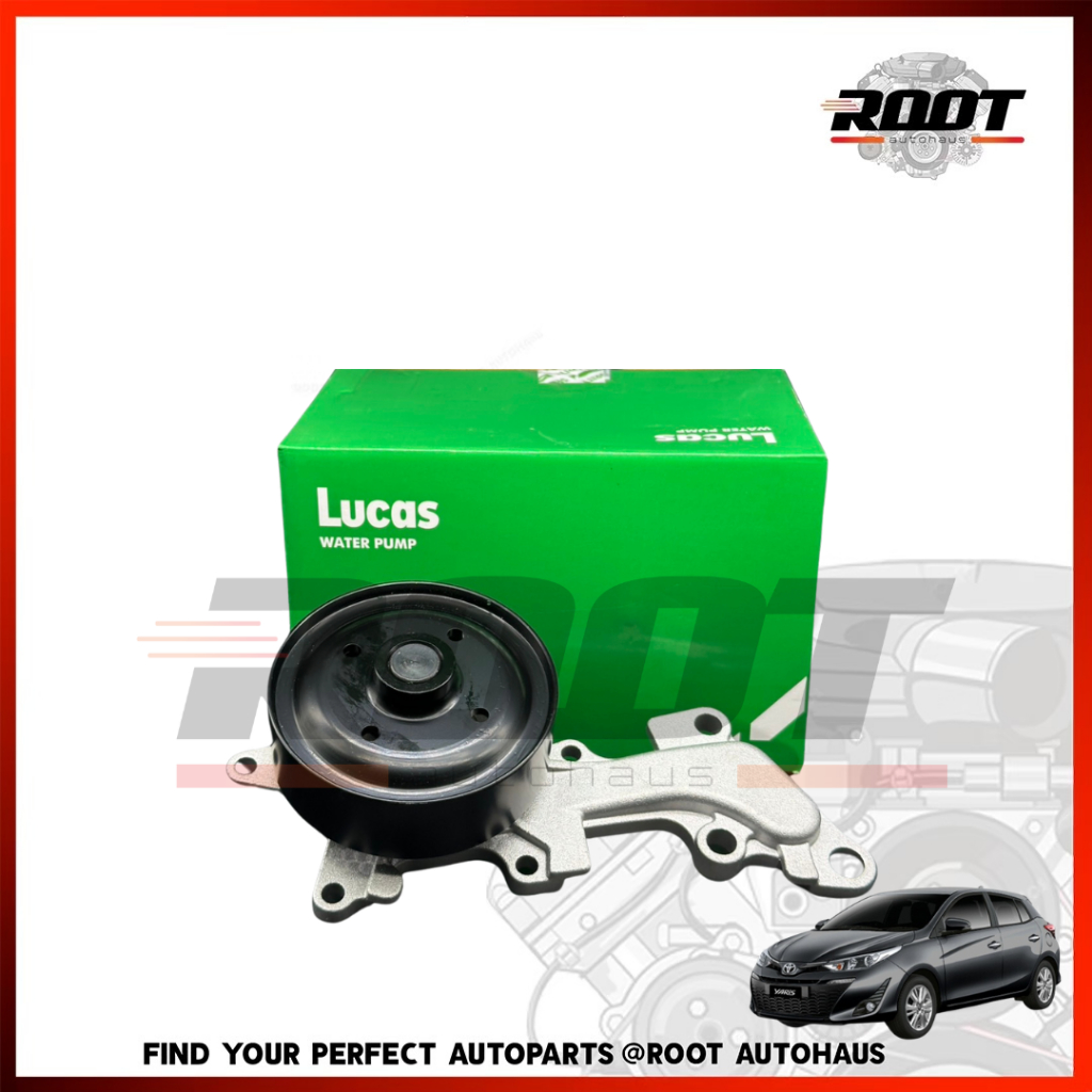 LUCAS ปั๊มน้ำ TOYOTA YARIS ปี 13-17 เครื่อง 1.2 3NR-FE เบอร์ LWPT5090
