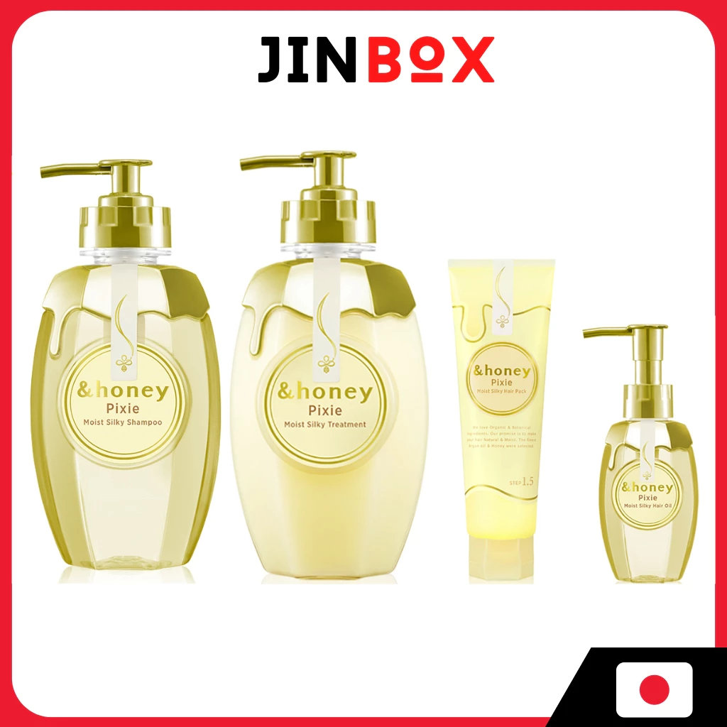 &Honey Pixie Moist Silky &ฮันนี่ พิกซี่ มอยส์ ซิลกี้ แชมพู แอนด์ ทรีทเมนท์