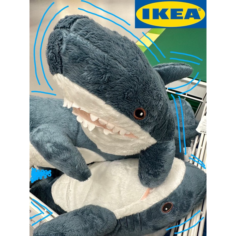 (พร้อมส่งIKEA💯) ตุ๊กตาฉลาม BLÅHAJ