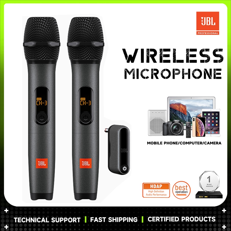 ✅Jbl ไมโครโฟนไร ้ สาย UHF ไมโครโฟนมือถือมืออาชีพ เหมาะสําหรับประสิทธิภาพเวทีคาราโอเกะสําหรับครอบครัว