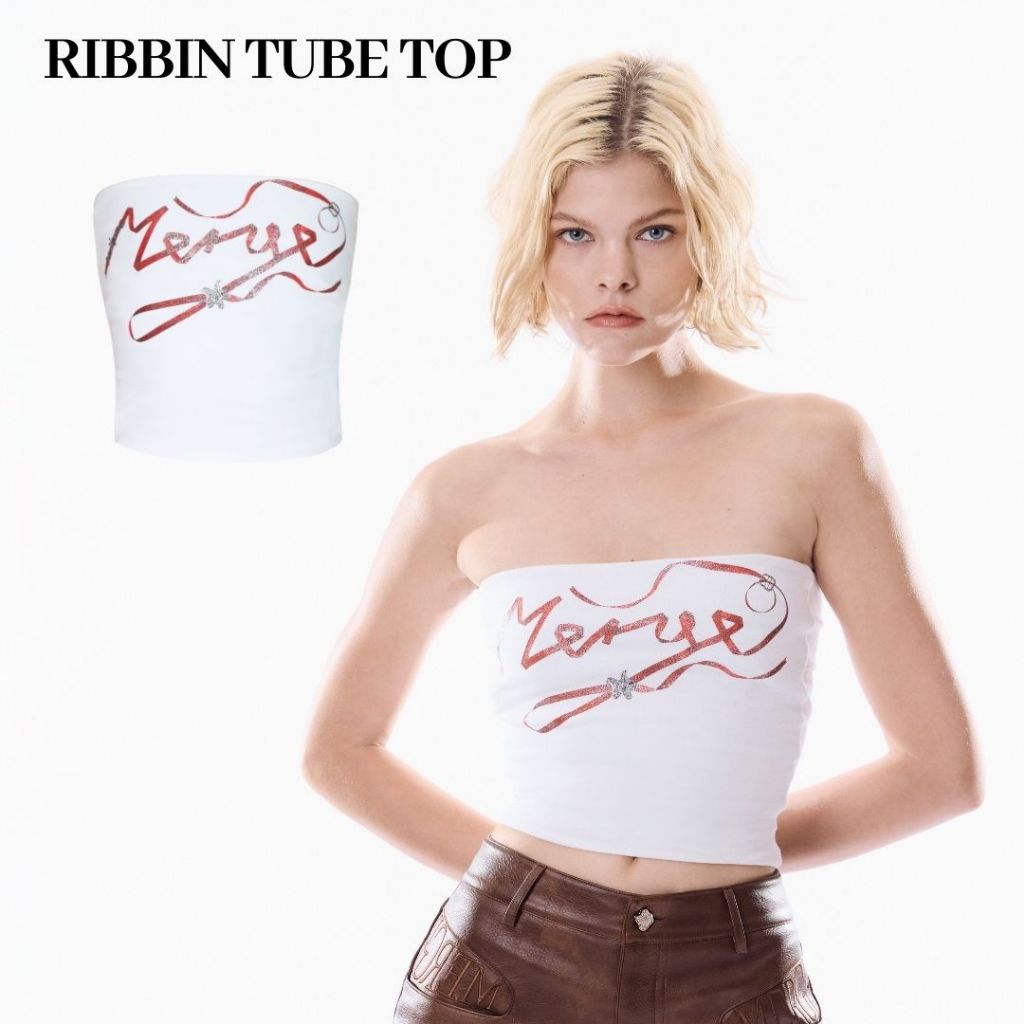 Merge Official - Ribbin Tube Top  (พร้อมส่ง)