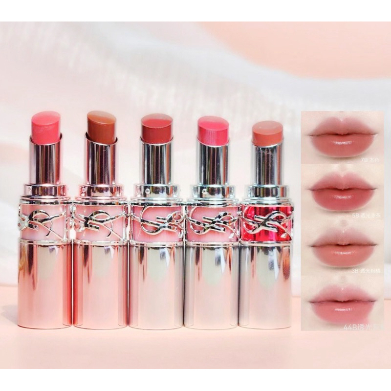 เหลือ 1,112-1,199 ฿ โค้ด [เก็บโค้ดหน้าร้าน] (รอสินค้า 3 วัน) YSL Lipstick Loveshine Candy Balm