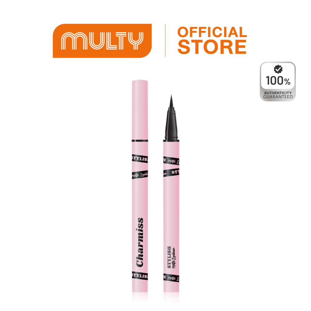 Charmiss Stylish Matte Eyeliner อายไลเนอร์หัวพู่กัน