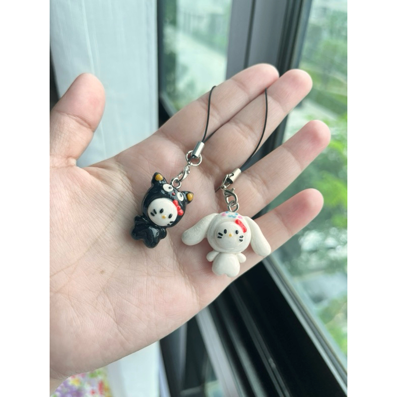 พวงกุญแจ&ฮิปเปอร์หน้าคิตตี้ | key chain & hippers kitty’s face