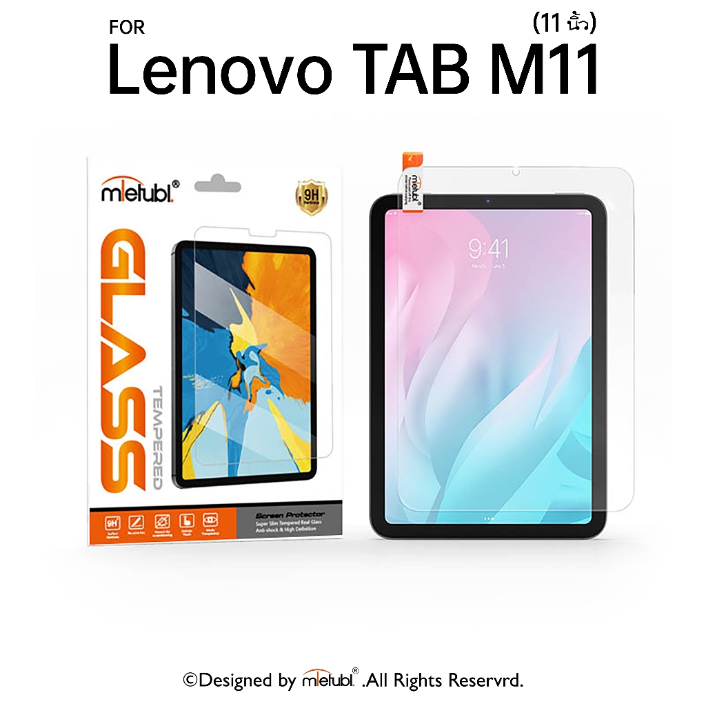 ฟิล์มกระจก ฟิล์มไฮโดรเจล Mietubl สำหรับ Lenovo TAB M11 มีอุปกรณ์ติดฟิล์มในกล่อง