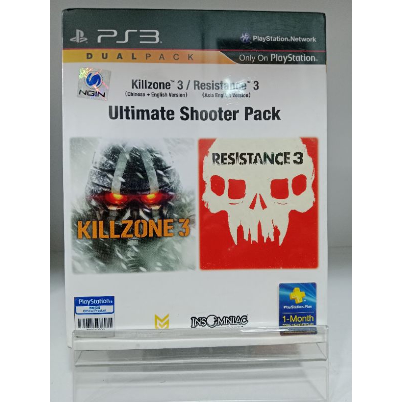 แผ่นเกมส์ Ps3 (มือ 1) - Killzone 3 / Resistance 3 : Ultimate Shooter Pack (Playstation 3) (อังกฤษ) B