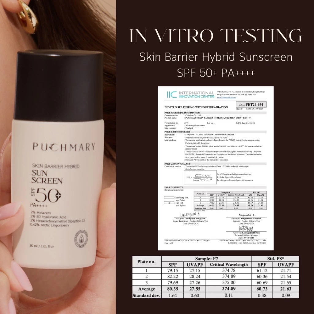 PUCHMARY HEALTHY SKIN SET [Serum + Sunscreen] (เซรั่มปรับสมดุลผิว + กันแดดบำรุงและมีสกินแคร์ในตัว) thumbnail 10