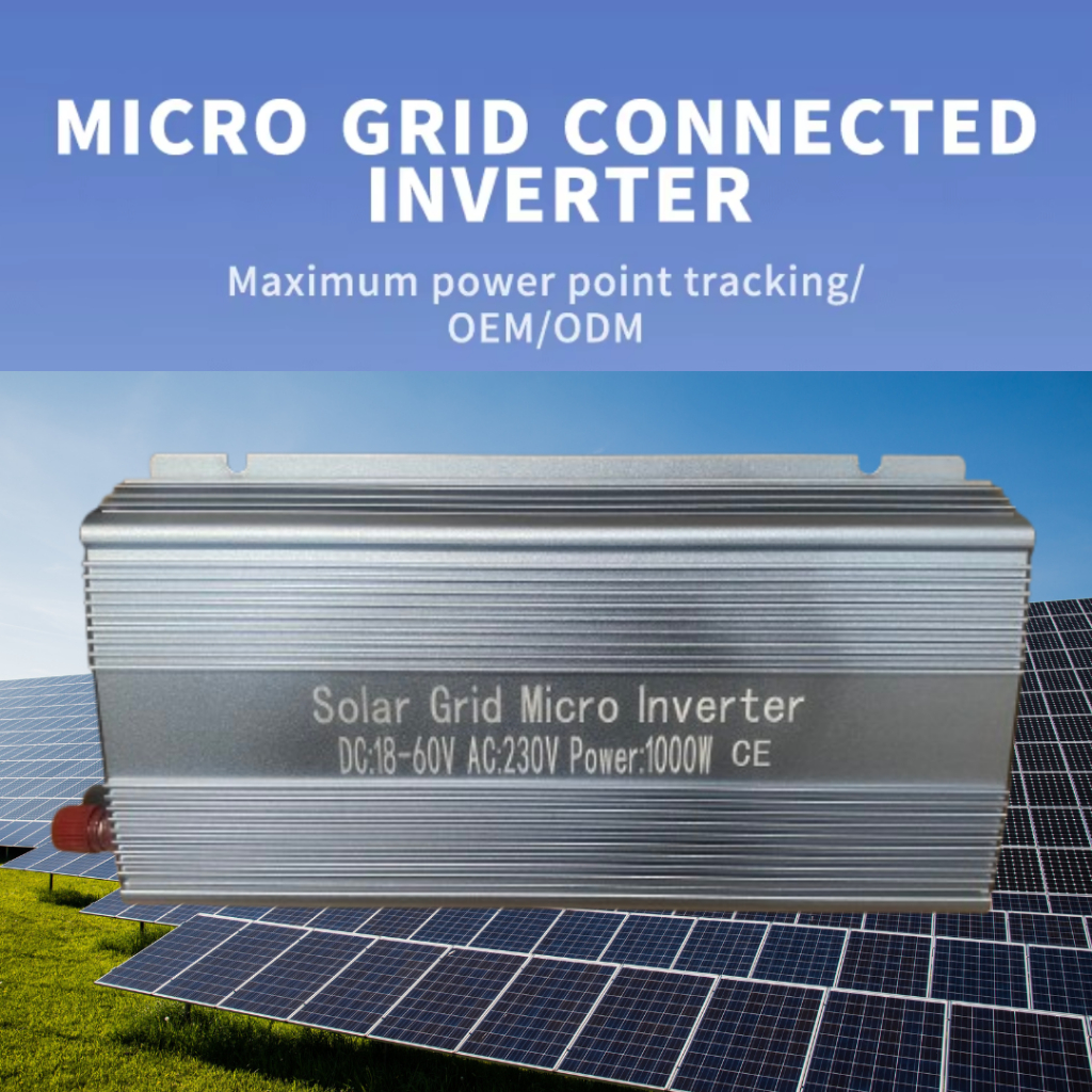 [New ] Powmr Grid Tie Inverter กริดไท อินเวอร์เตอร์แบบออนกริด On grid-1000W  CT