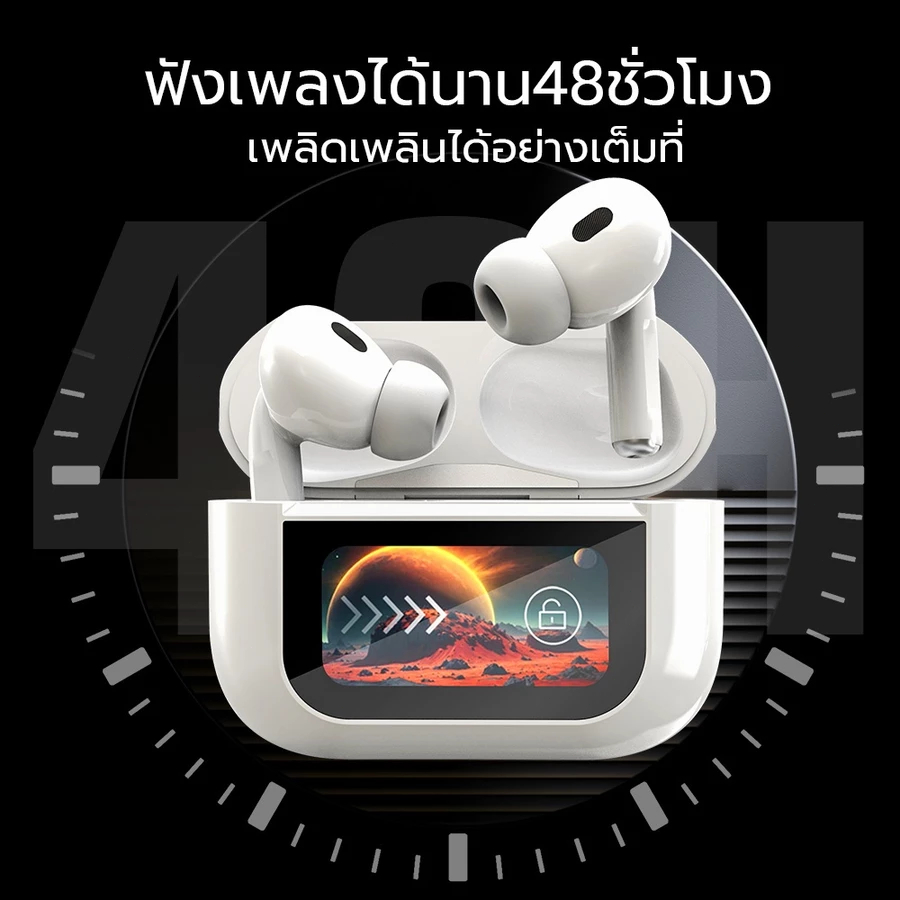 [หน้าจอสัมผัสสีเต็มรูปแบบ]🔥สินค้าขายดีที่สุด🔥 Monster XKT02 BT 5.3 หูฟัง หูฟังบลูทูธ หูฟังไร้สาย หูฟ