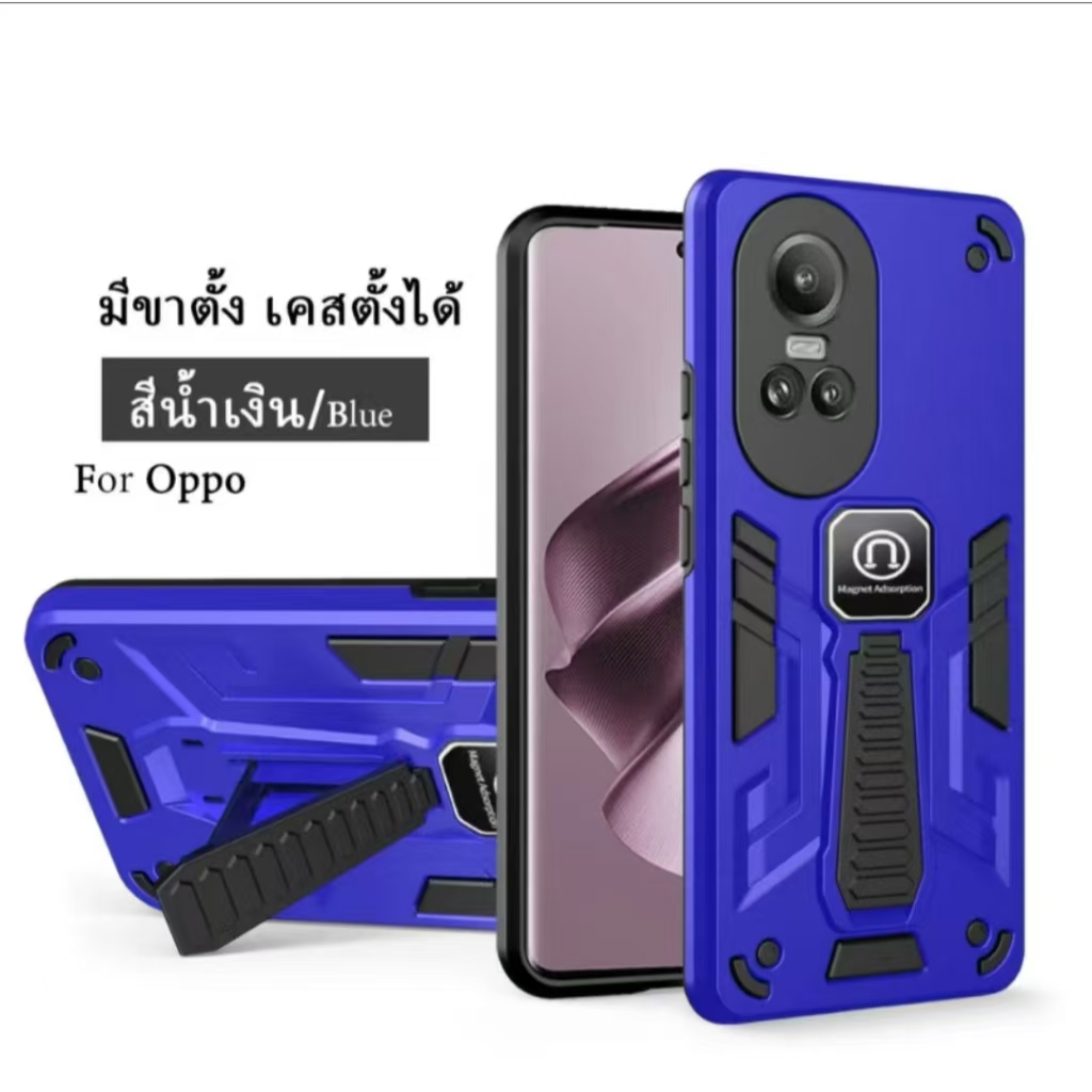 เคสกันกระแทก ขาตั้ง สำหรับ Oppo Reno10 Pro Reno11F 12F รูปที่ 8