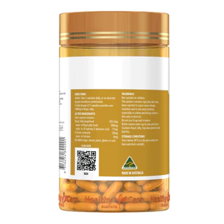 Healthy Care Royal Jelly 1000 mg 365 capsules รอยัลเจลลี่ นมผึ้งจากออสเตรเลีย