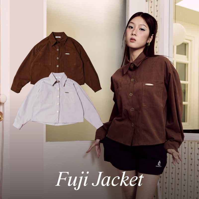 เสื้อแจ็คเก็ต fuji jacket ผ้า cotton chino