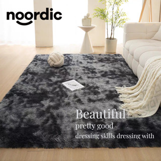 noordic พรม พรมปูพื้น ห้องนอน ขนนิ่ม พรมนุ่ม 120x160cm พรมขน…