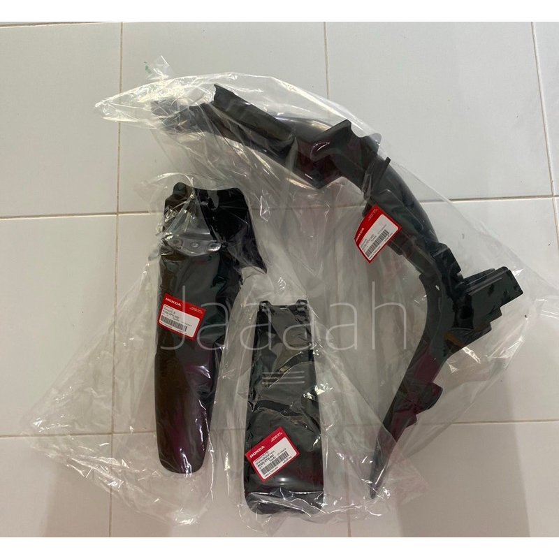 ชิ้นดำWave125 หัวเถิก หัวแหลม เซ็ท3ชิ้น ชิ้นดำเวฟ125 R/S ชิ้นดำคอนโซล ชิ้นดำ3ชิ้น แท้เบิกฮอนด้า100%