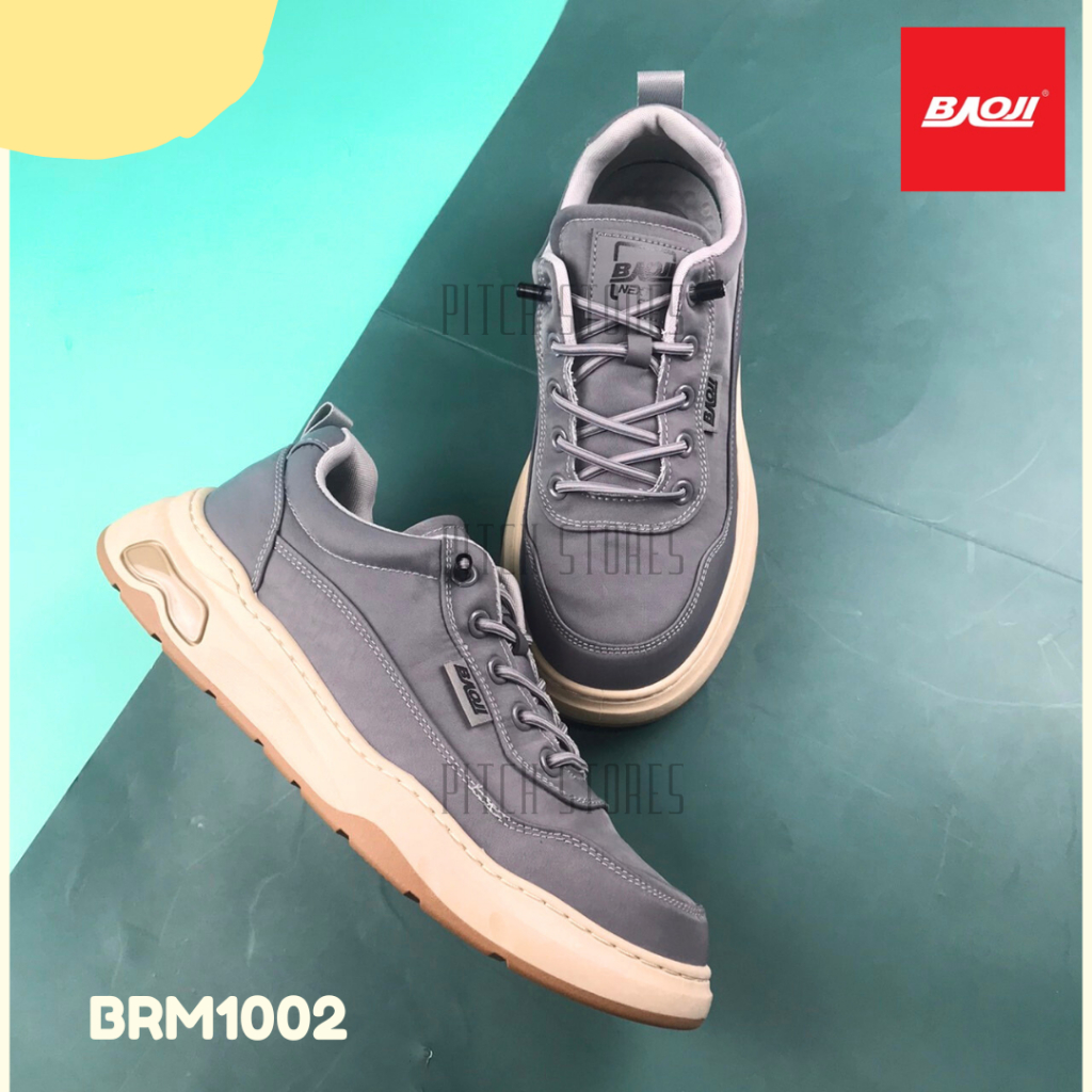 Baoji รองเท้าผ้าใบผู้ชายแบบผูกเชือก รุ่น BRM1002 (41-45)