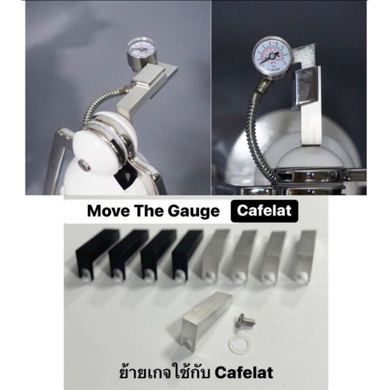Gauge move Cafelat ย้ายเกจโลหะ ติดตั้งง่ายเข้ากับทุกสี
