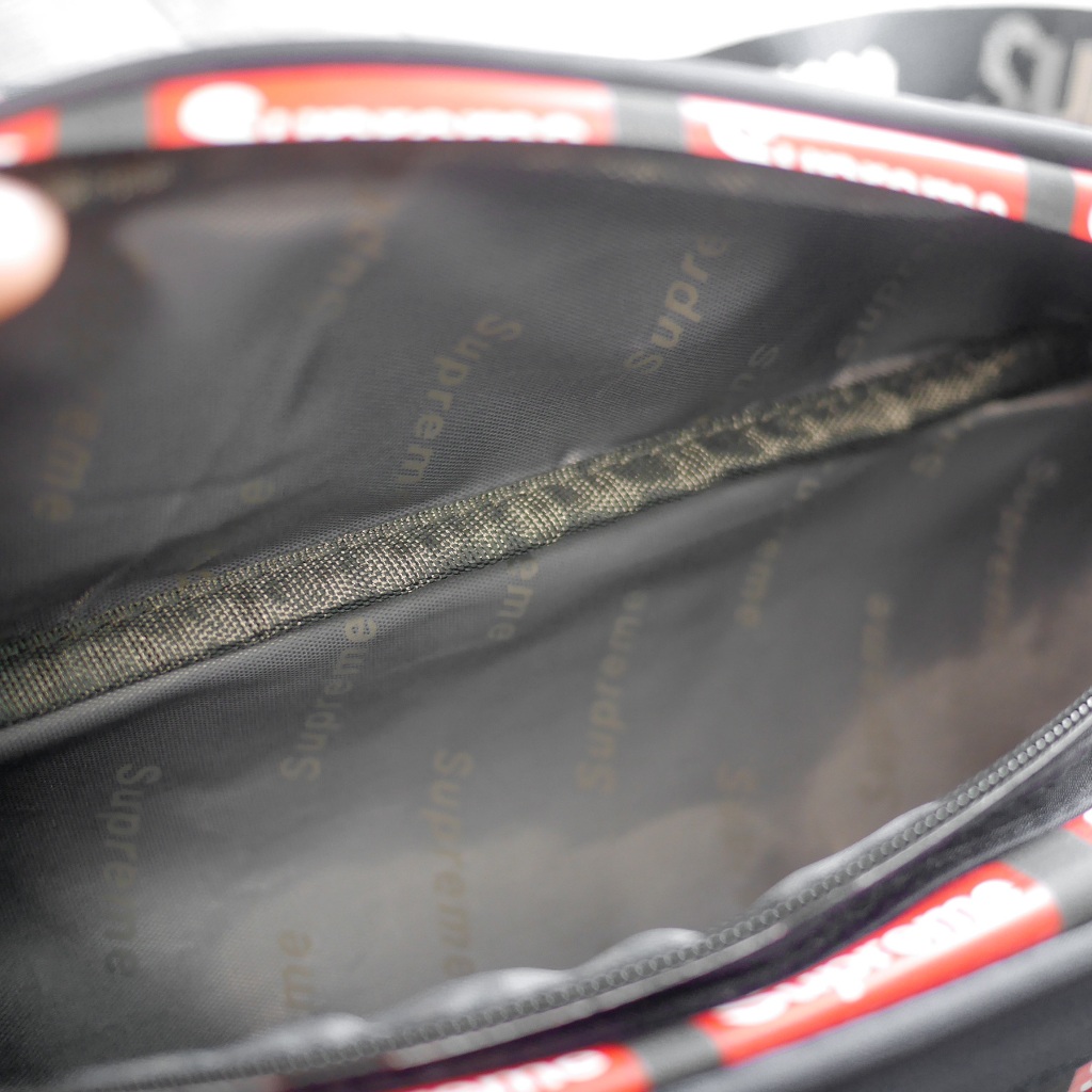 SUP waistpouch คาดเอว/คาดอก ซิปหุ้มกันน้ำสกรีนลาย ผ้าด้าน ผ้าร่ม สายทอโลโก้