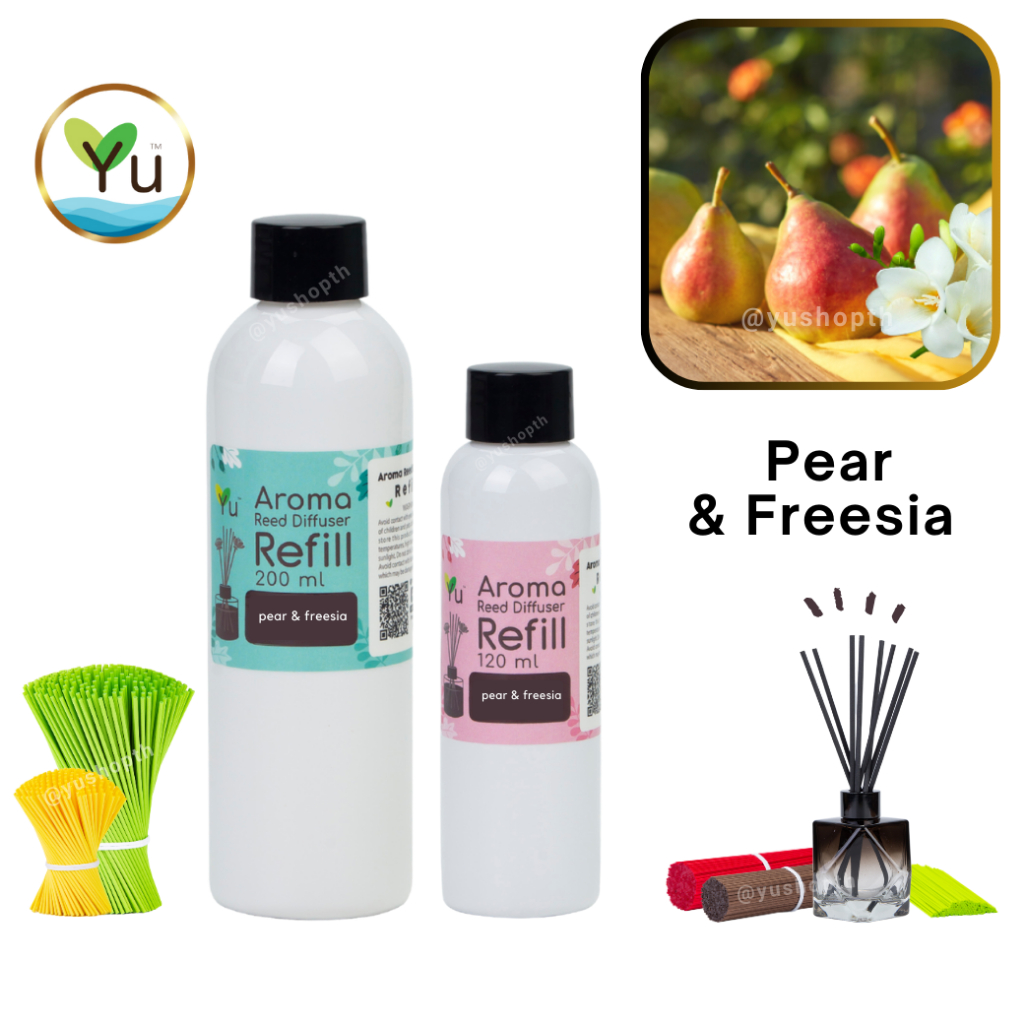 🌟 Refill รีฟิล 🌟 กลิ่น Pear & Freesia กลิ่นคล้าย J Malonee English Pear & Freesia สำหรับ ก้านไม้หอม