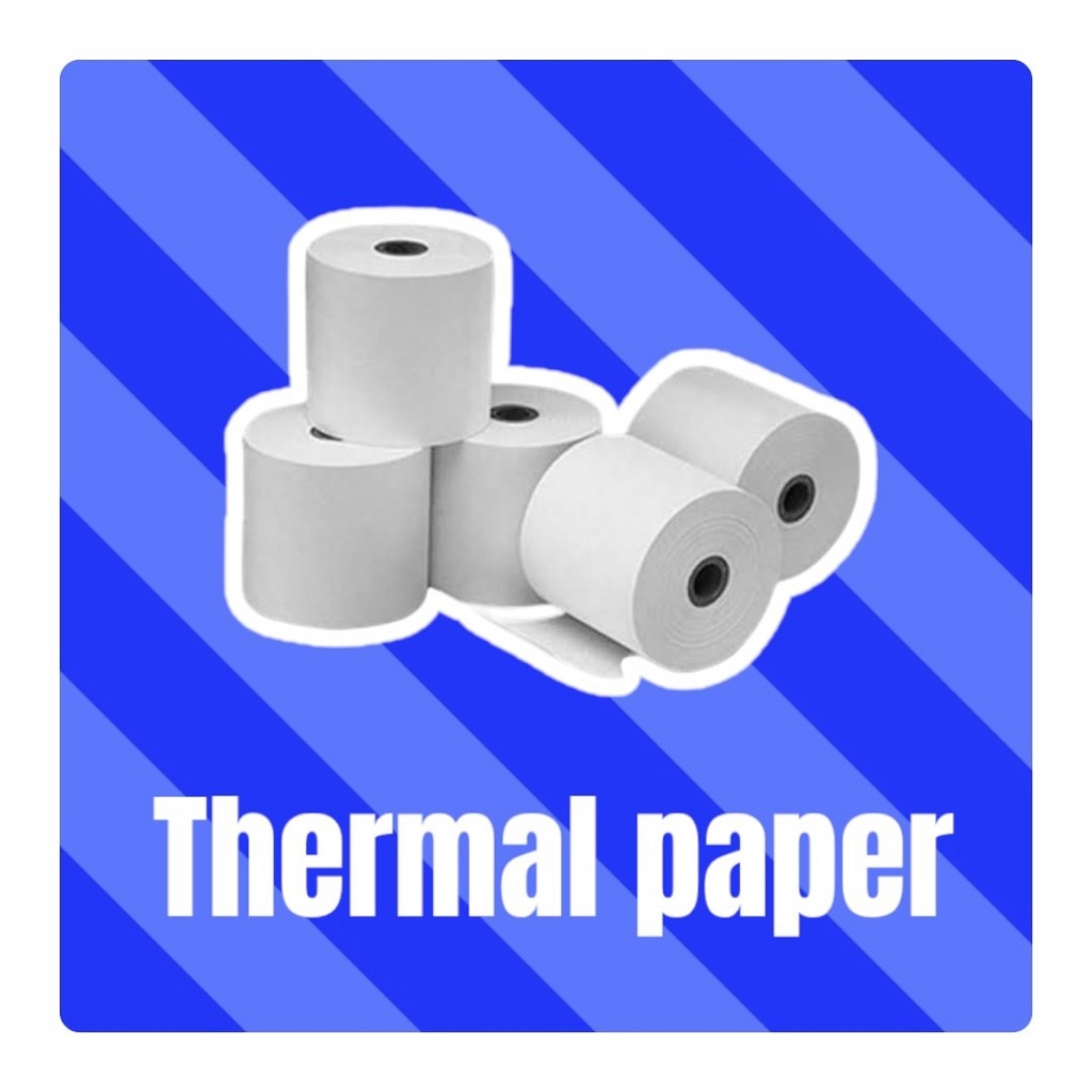 กระดาษความร้อน กระดาษเทอร์มอล thermal 80x80 มม. และ 57x40 มม.