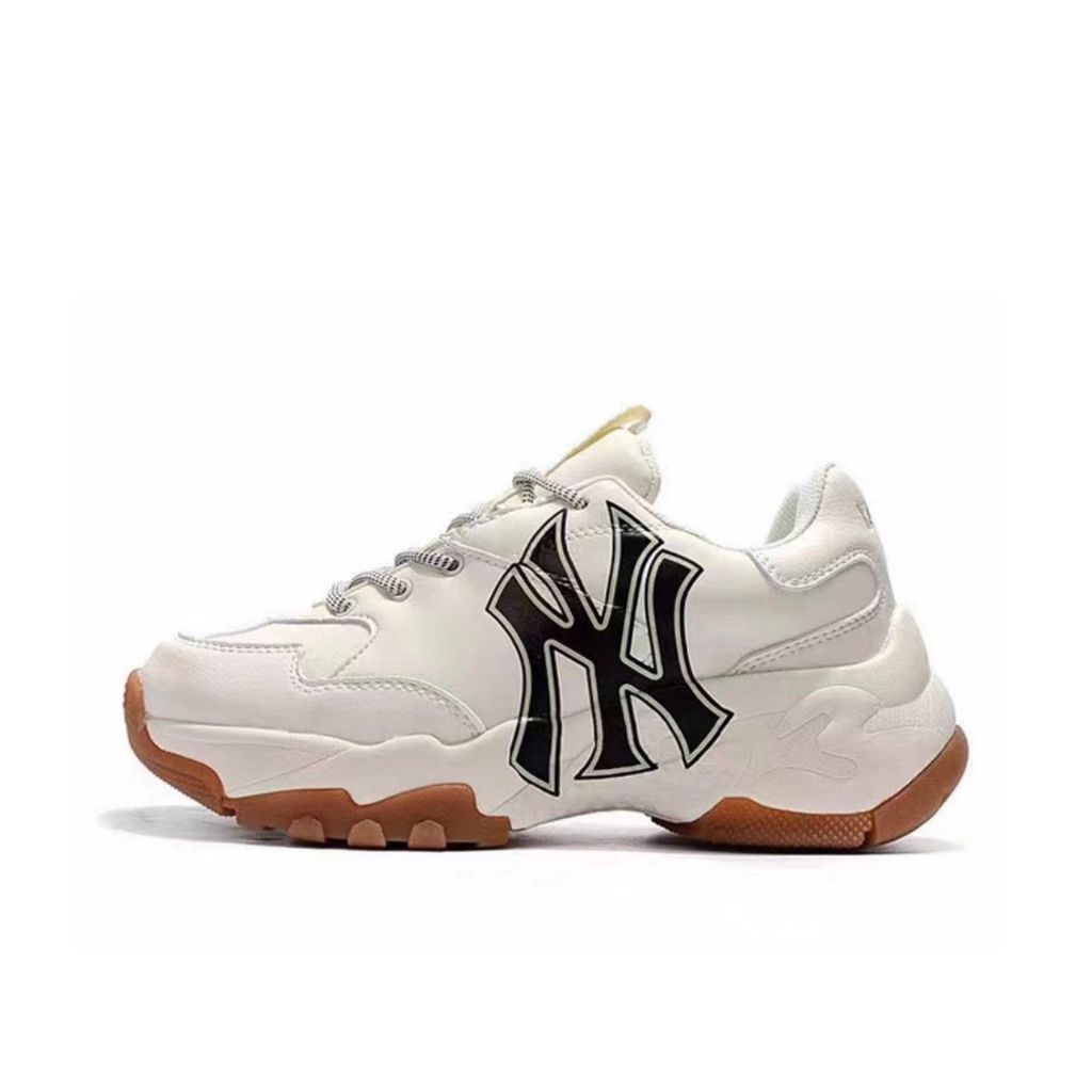 【ของแท้% 100】MLB รองเท้าผ้าใบ ยูนิเซ็กส์ Big Ball Chunky Monogram Lt รองเท้าสําหรับผู้ชายและผู้หญิง