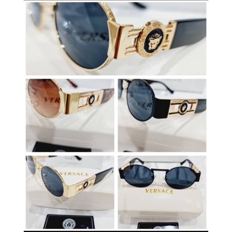 พร้อมส่ง แว่นกันแดด แว่นแฟชั่น หรูหราแฟชั่นสไตล์ยุโรบเเนวเทห์ พร้อมกล่องนะ