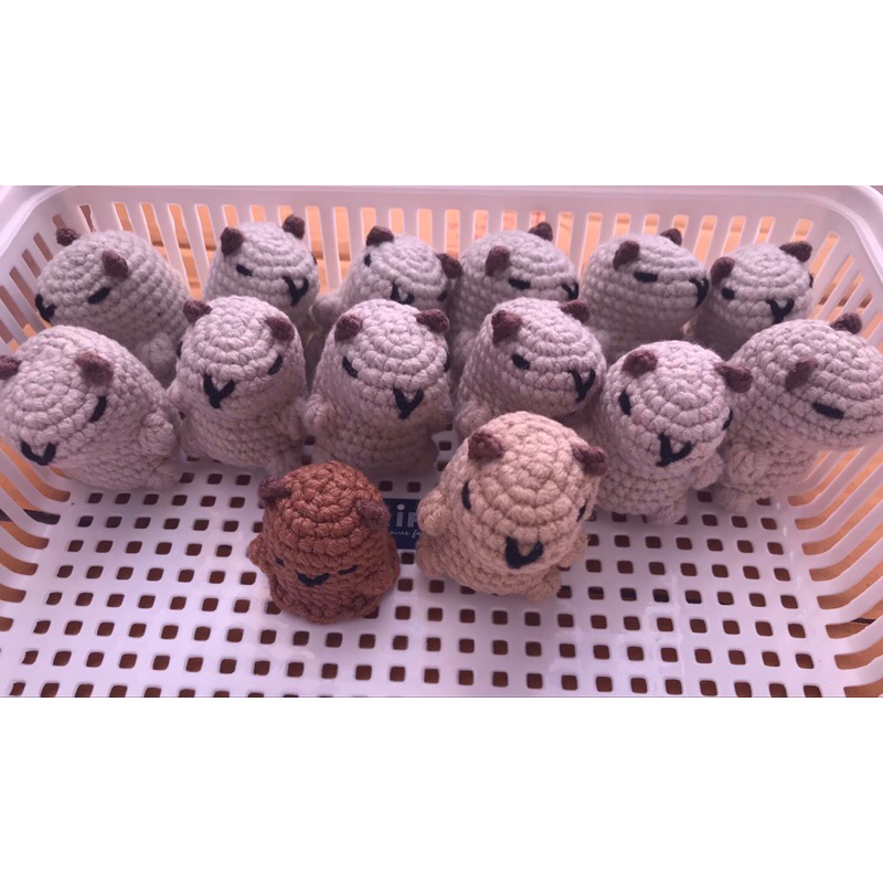 ตุ๊กตาไหมพรม พวงกุญแจไหมพรม | คาปิบาร่า