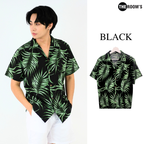 THE ROOM'S - เดอะรูม เสื้อฮาวาย โคตรนุ่ม แขนสั้น ไม่ต้องรีด เสื้อยับยาก ผ้าดีมาก ลายTokyo