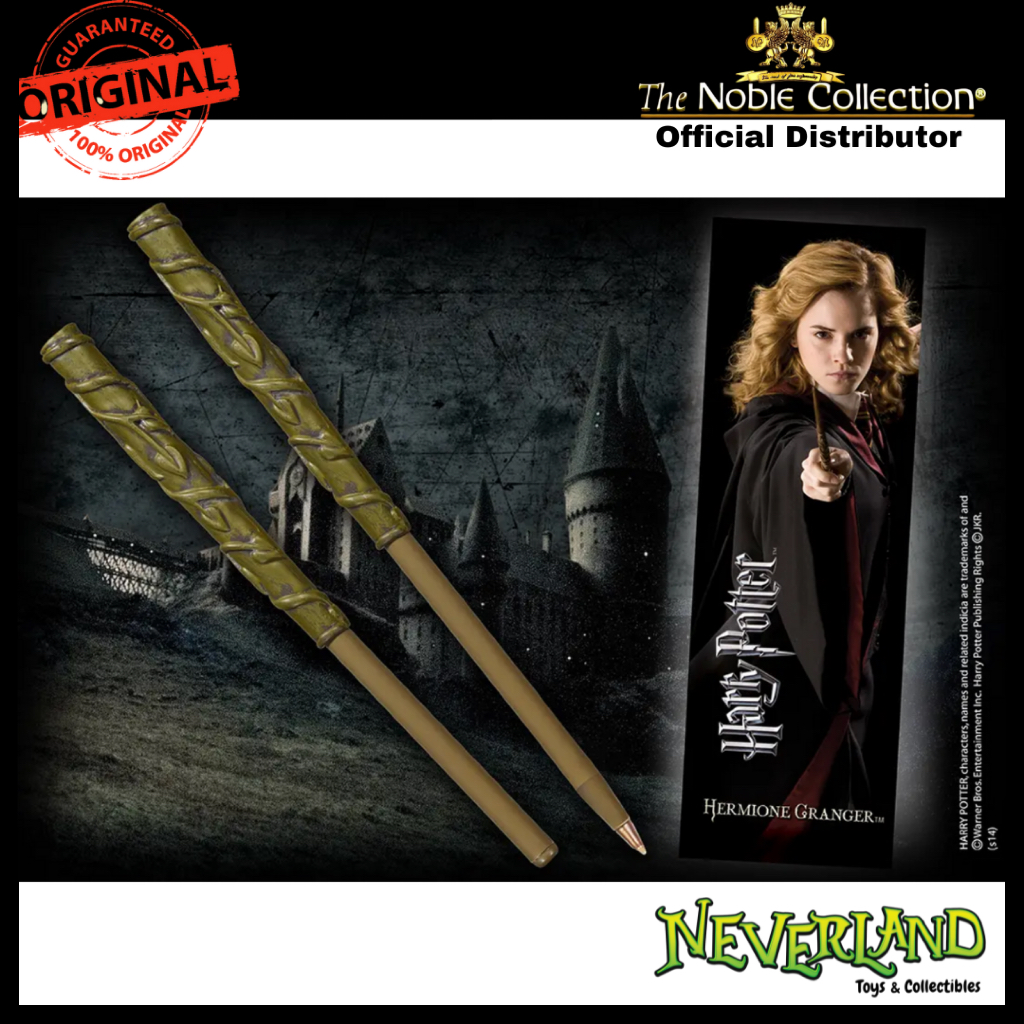 ปากกาไม้กายสิทธิ์เฮอร์ไมโอนี่และที่คั่นหนังสือ Hermione Wand Pen&Bookmark Noble Collection