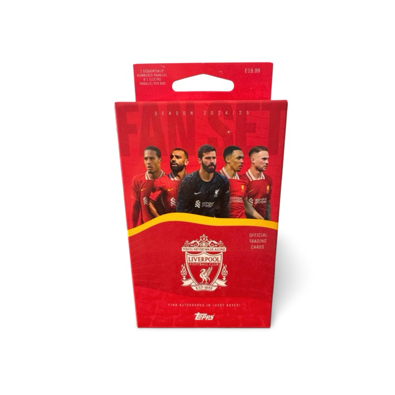 [พร้อมส่ง!!] 2024-25  liverpool Topps Soccer Fan Set ห้ามพลาด!!!