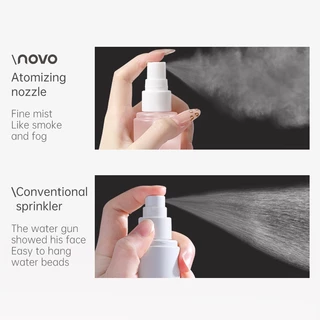 6283 (ใหม่/แท้) NOVO spray makeup สเปรย์น้ำแร่ ล็อคเมคอัพ ฉ่ำวาว ติดทน คุมมัน กันน้ำ 100ml ผิวแพ้ง่ายก็ใช้ได้