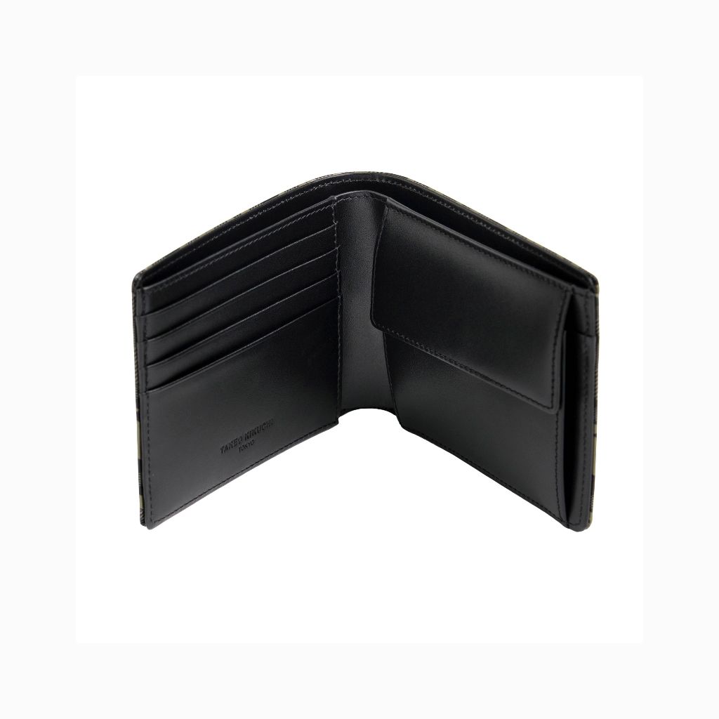 TAKEO KIKUCHI กระเป๋าสตางค์ PARQUET WALLET WITH COIN CASE