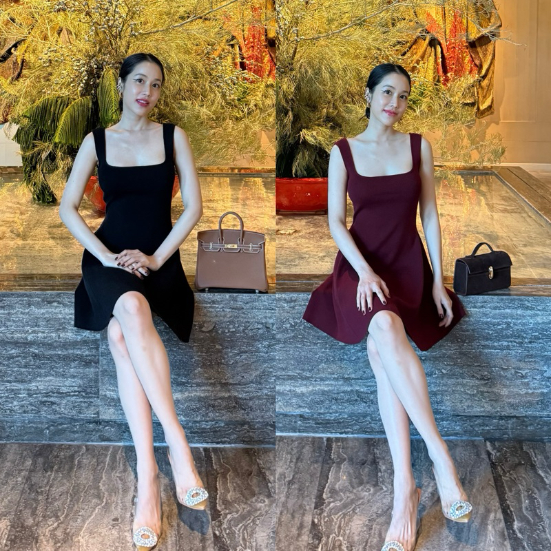 LITAZSTYLE : MARIA DRESS เดรสสั้น เดรสกระโปรงสั้น