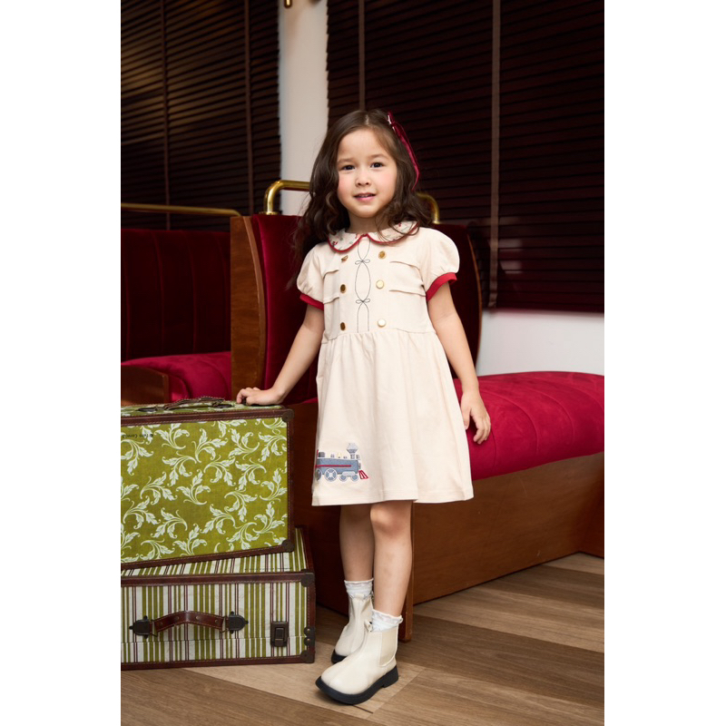 BabySquare 06 : Chugga Dress ชุดเด็กผู้หญิง ชุดกระโปรงเด็ก ชุดเดรสเด็ก